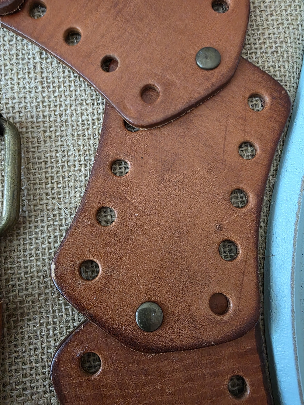 Gail Labelle Vintage Leather Belt 1970s–1990s - Picture 7 of 16